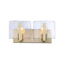 Golden 3164-BA2 BCB-HWG - Golden Lighting Aenon 2-light Vanity in Brushed Champagne Brass
